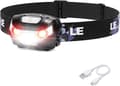 Hodelykt - Oppladbar LED - 1300 Lux - 5 Moduser - IPX4 Vanntett