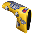 Tumdesign Golf Putter Headcover, Vanntett Beskyttelse For Bladformede Golfkøller, Maskinvaskbart PU-lær For Scotty Cameron