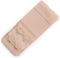 Bra Extender - Bra - 2 Hooks - With Elastic - 1 Set of 3 Pieces - Beige