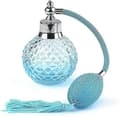 Crystal Art Vintage Style Perfume Atomizer, Refillable Long Spray Bottle 100ml