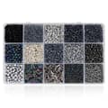 Crystal Beads for Jewelry Making, Faceted Shape, Assorted