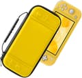 (Gul) 1 stk. Nintendo Switch Lite-etui, hård skal til Nintendo Switch Lite-konsol, inklusive 8 spilkortpladser, JoyCon og andet tilbehør.