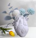 Anatomisk Hjärtvas Kreativ Resin Konst Heminredning (Vit) vit white