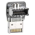 Miniatyrbild 6 av 6: Front TYPE-E Adapter Header PC Motherboard USB3.1 10G 90 Degree Steering Angle Converter PH74B
