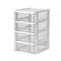 Miniatyrbild 1 av 5: Stackable Drawer Organizer for Desk, Multi-layer Storage Transparent Design Plastic Storage Container with Drawers, Desk Organizer for Home
