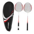 2 ST Badmintonracketar Legering Kolstål Integrerat Racketset Utomhussporter Amatör
