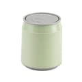 Mini Desktop Trash Can, Push-Top Lid Waste Bin, 1.8L / 0.48 Gal Green green