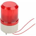 Roterende advarselslampe med LED-blitz 220V 2A Rødt alarmsystem (8 8 15cm)