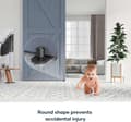 Miniatyrbild 3 av 6: Sliding Door Floor Guide - Adjustable Floor Guide - For Smooth and Quiet Operation - Floor Guide Roller - Door Guide - Guide - Sliding Rails - Black
