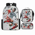 New 2026 USA-Canada Cup Soccer Backpack Set for Kids, Three-Piece Backpack, Student Shoulder Bag (YJD) 24 24 Three-piece set