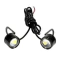 2 stk LED Motorsykkel Frontlys Spotlight Kjørelys Lampe