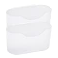 2 Storage Boxes Dustproof Adjustable Positions Anti-lost Sides Storage Spice Jars