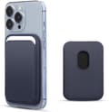 Lommebok kompatibel med iPhone 12/13/14 Mini/Plus/Pro/Max, RFID-kortholder med MagSafe-magnet