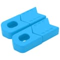 4pcs Bicycle Crank Protector Crankset Covers Silicone DH FR AM XC Bike Crank Arm Boots Blue
