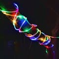 Miniatyrbild 3 av 7: 12m Solar String Lights Outdoor, Adjustable Brightness Colorful LED Lights, Flexible Copper Wire String Lights, Neon LED String Lights, 100 LED Lights