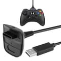 Laddningskabel för Xbox 360-kontroller - 150cm svart 80