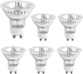 6-pack GU10 Halogenlampor 35W, 220V 2800K GU10 Halogen Spotlight Varmvit 35W