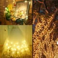 Miniatyrbild 4 av 5: Solar string for outdoor use, Christmas lighting 10m 100 LED Solar powered Decorative light string, 8 Patterns, Waterproof, Suitable for Christmas tree Yard