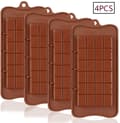 Innovative Baking Joy: Heat-Resistant Silicone Chocolate Mold, Non-Stick Protein Bar Mold, Reusable Baking Tool For Custom Creations