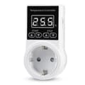 1 pc Thermostat Socket with Sensor, Digital Temperature Controller, Waterproof Temperature Switch EU Plug
