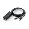 TV Ethernet Adapter TV 4K Stick USB-C to RJ45 LAN Network Adapter with USB 2.0 Power Cable for Powe
