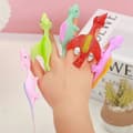 10 st Slingshot Dinosaurie Fingrar Leksaker Flygspel Stressreducerande Elastiska