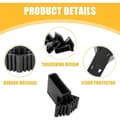 Miniatyrbild 4 av 5: 4 Replacement Ladder Feet Protectors for Telescopic, Engineering, and A-Frame Ladders - Compatible with Multiple Brands
