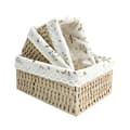 Baskets and Storage Boxes Rattan Basket Bathroom Decor Changing Table Organizer Nursery Bins Basket Small Set o