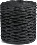 200M Raffia Papirgarn Papirgarn Raffia Garn til Jul, Gaveindpakning, Håndværksdekoration Sort