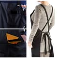 Miniatyrbild 4 av 5: Heavy Duty Apron for Men, Durable Canvas Material with Adjustable Strap and Tool Pockets, Comfortable Fireproof Apron for Workshop, Garage, BBQ