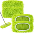 Genanvendelige mikrofiber tørre moppeklude til vådmopper kompatible med Swiffer Sweeper moppereplacement mopper til rengøring af trægulve