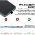 Pikkukuva 2 / 5: 3 kpl pölysuoja USB C Type-C -portille, silikoninen pölysuoja