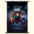 [LCS] Vattentät canvasaffisch med PVC-ram - Demon Slayer (# 814