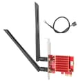 PCle-1x to M.2 NGFF Adapter Card Dual Band WiFi Expansion Card Computer Accessories