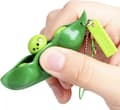 Fidget Bean - Fidget Keychain - 4 Pieces - Pop it - Squeeze it - Peas - Beans Fidget - Pop up Fidget - Anti-stress Toy - Keychain