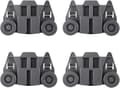 Replacement Dishwasher Roller W10195417 Extra Durable - Replacement WPW10195417 WPW10195417VP AP6016764 PS11750057 - 4-Pack