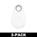 GPS Mini Tracker for Dog / Cat / Keys White 3-Pack 3-Pack