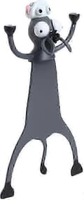 Safe Material Bookmarks, Practical and Portable, Lovely 3D Design, Easy to Carry and Use, Perfect as a Gift, Small Size z