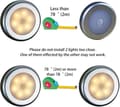 Trådlös rörelsesensor LED-lampa för garderob, trappor, hall, kök