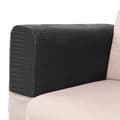 Lænestol Armlænsbeskyttere, 2 stk. Sofa Armlænsbetræk (Sort)