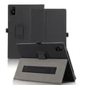 For TCL NXTPaper11 Tablet Case Stand Skin-Touch PU Leather Full Protective Shell - Black