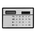 Credit Card Design Calculator, Touch Screen Solar Powered Calculator With 8-Digit Display, Ultra-Thin Portable Calculator For School Office