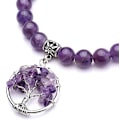Miniatyrbillede 3 af 4: Krystaller Livets Træ Armbånd Reiki Healing Ædelsten Perle 7 Chakra Krystal Armbånd til Yoga Meditation Afbalancering