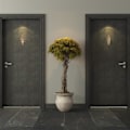Miniatyrbild 3 av 5: 2 st Toalettsymboler Självhäftande Badrumsskyltar Toalettdörrskylt För Hotell, Kontor, Hem WC-Plack Bronze
