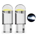 Pikkukuva 1 / 5: 2 kpl T10 W5W COB LED-autonvalot Rekisterikilven Valo Canbus Kiila Selvitysvalo White