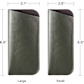 Miniatyrbild 2 av 7: 3-pack läsglasögonfodral - Mjukt glasögonfodral Bärbar tygglasögonfodral