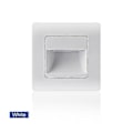 Miniatyrbillede 1 af 5: Indbygget LED Vægskinne PIR Bevægelsessensor Trappe Lys AC85-265V Trinlys Gangbelysning Indendørs Vægskinne White Sensor