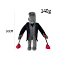 Miniatyrbillede 4 af 5: Skibidi Toilet Toy Plys, speakerman Plys Horror Game Fyldte Plysdyr Dukke Legetøj Samleobjekter Gaver Til Børn Samlere A