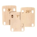 Miniatyrbild 2 av 5: Kaesi 3-pack Gitarrhalskilar - Exakt Vinkel, Högkvalitativ Ton, Professionellt Skydd, Trä, Akustisk Gitarrhalsavstånd, Gitarrdelar