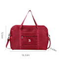 Miniatyrbilde 3 av 5: Sammenleggbar reiseveske Tote Carry On Bagasje Sport Duffle Week-ender Overnatting for kvinner og jenter